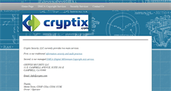 Desktop Screenshot of cryptix.com